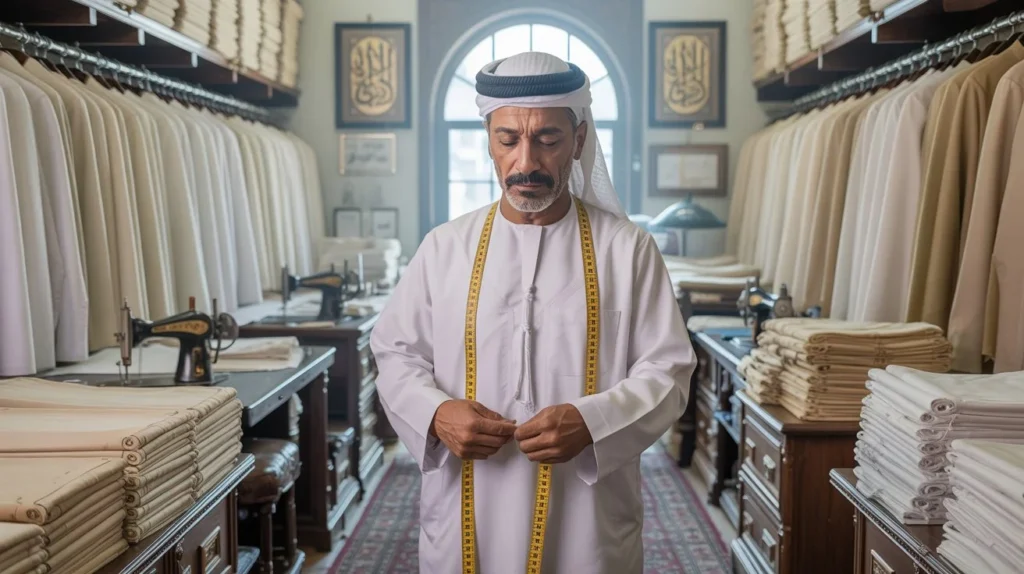 UAE Alterations tailor in the UAE taking mesurments