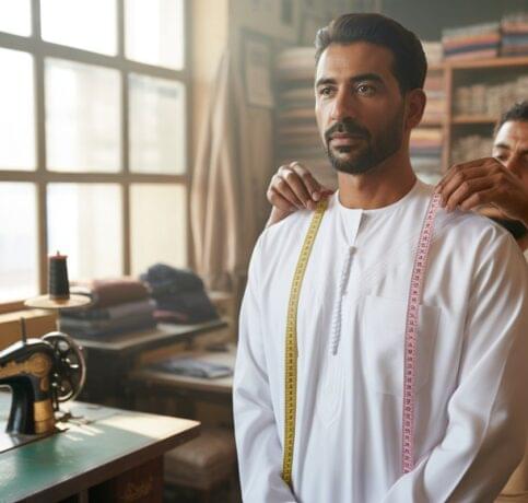 Kandura emarati tailors in the UAE